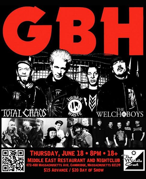 GBH Total Chaos Welch Boys Urban Waste